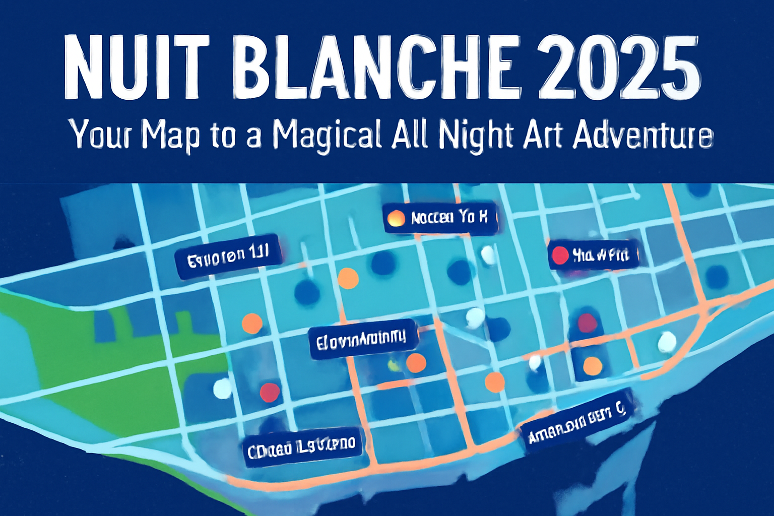 Nuit Blanche Toronto Map 2025