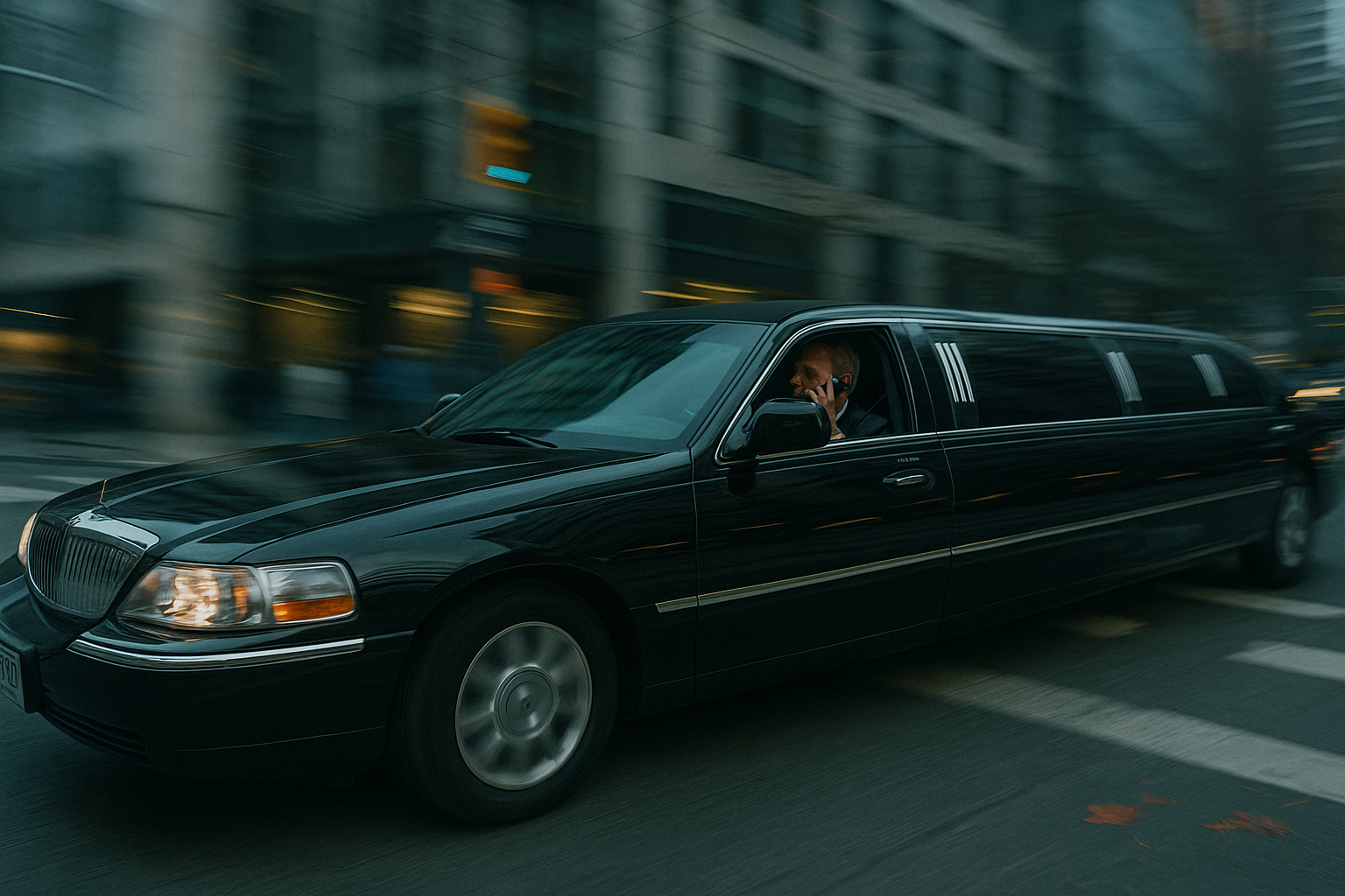 limo driver distracted driving